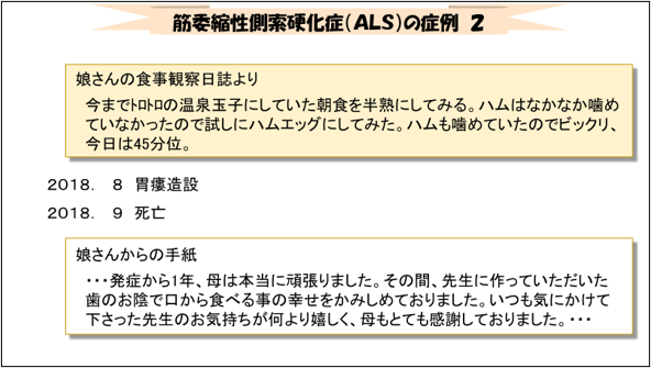 図 11 ALS症例 2 経過(2)
